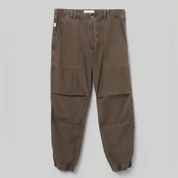 Citizens of Humanity Agni Army Green Cuffed‎ Utility Pants Trousers Size 28/6 - Picture 2 of 11